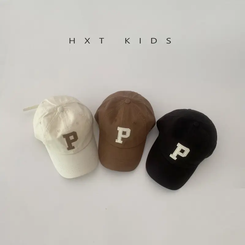 2024 P Letter Kids Cap Purple Baseball - Image 12