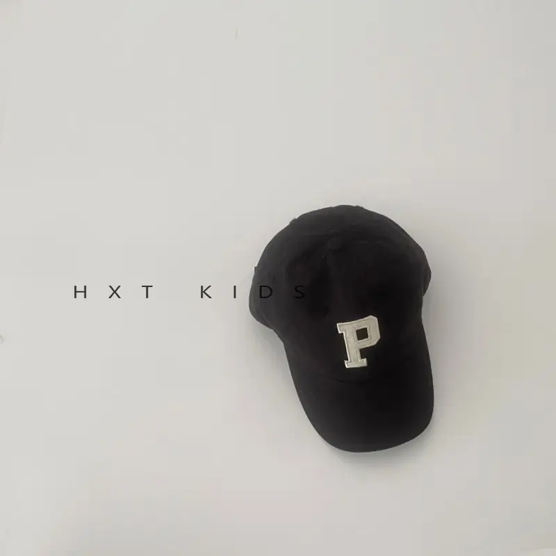 2024 P Letter Kids Cap Purple Baseball - Image 2
