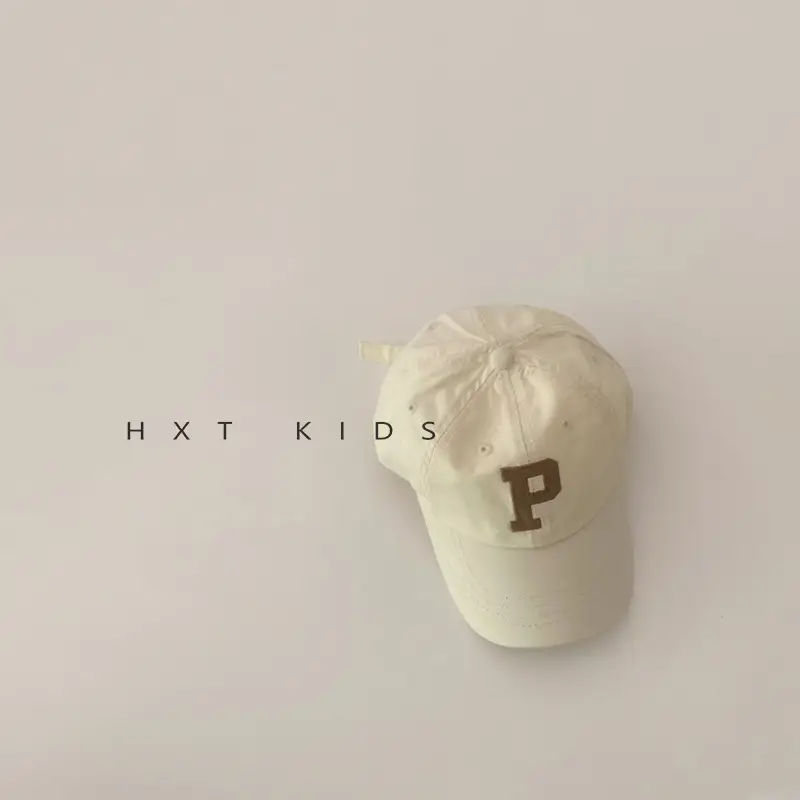 2024 P Letter Kids Cap Purple Baseball - Image 3