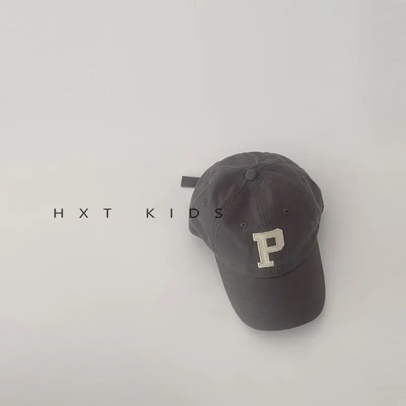 2024 P Letter Kids Cap Purple Baseball - Image 4