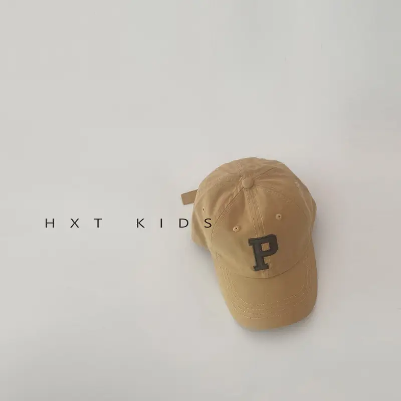 2024 P Letter Kids Cap Purple Baseball - Image 5