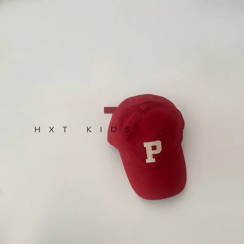 2024 P Letter Kids Cap Purple Baseball - Image 7