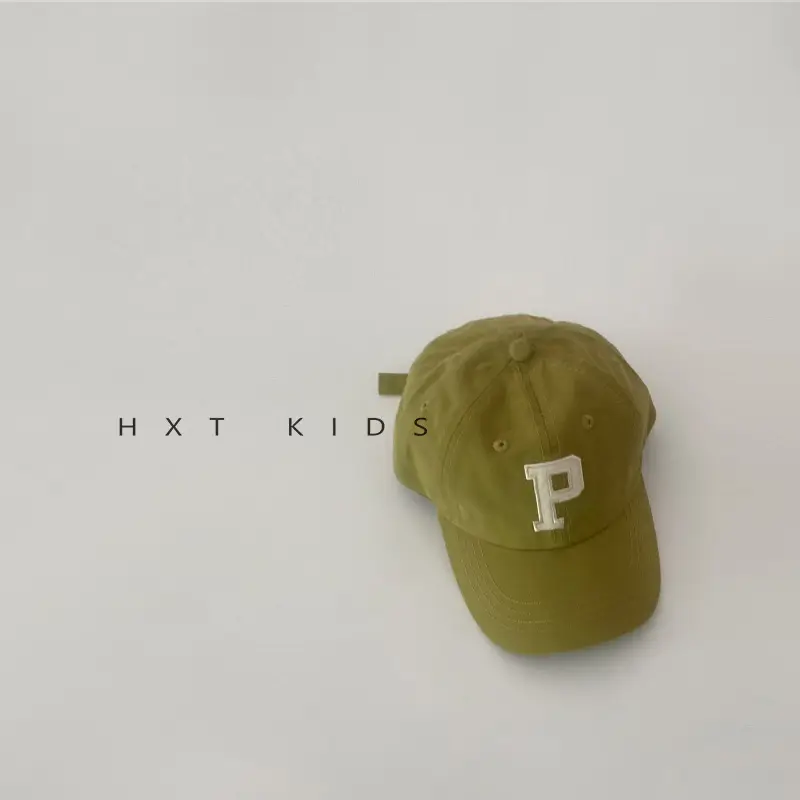 2024 P Letter Kids Cap Purple Baseball - Image 9