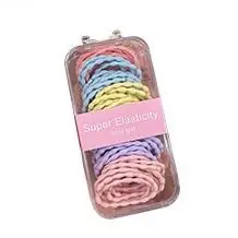 Super Elastic Mini Girls Hair Rope Rainbow Pack - Image 10