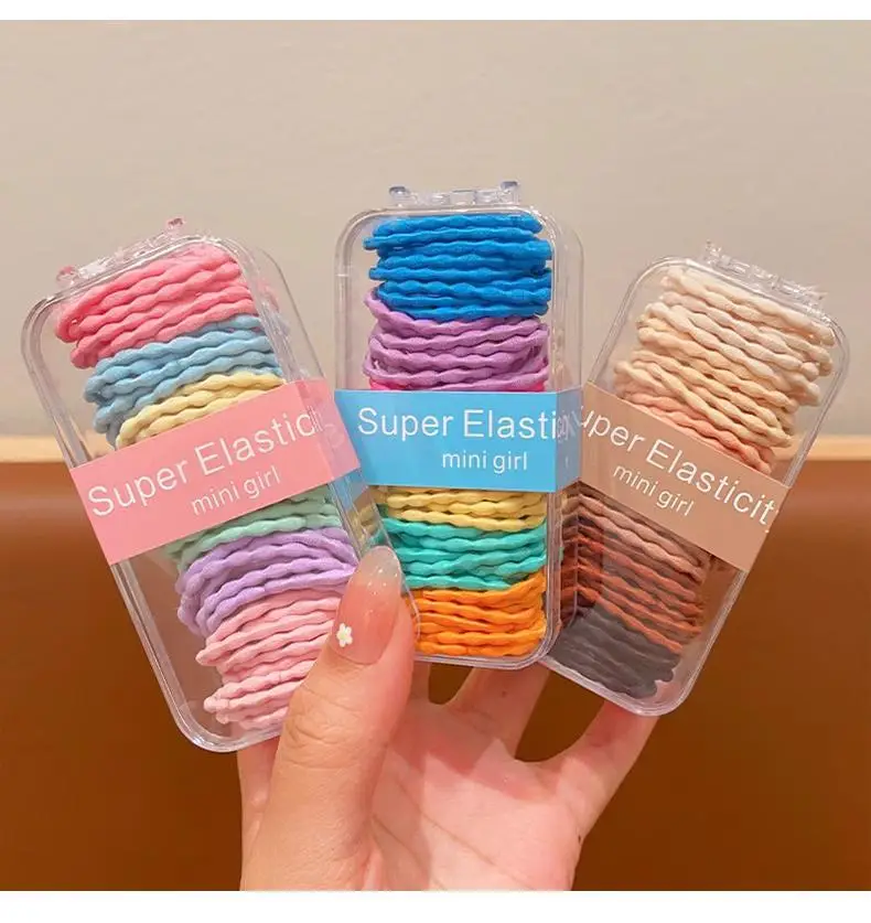 Super Elastic Mini Girls Hair Rope Rainbow Pack — feature 4