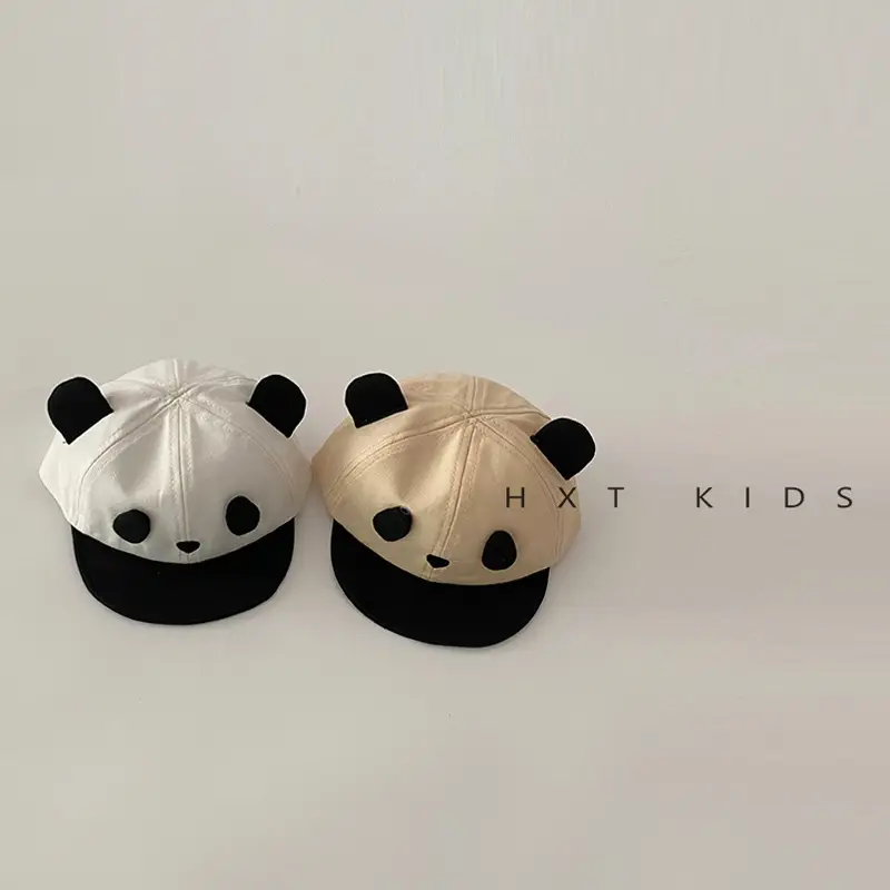 Baby Panda Hat Spring Autumn Soft Brim Beaded 6M - Image 6