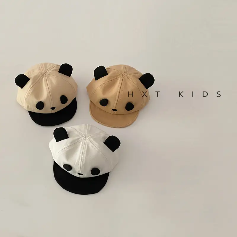Baby Panda Hat Spring Autumn Soft Brim Beaded 6M - Image 7