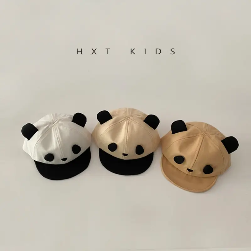 Baby Panda Hat Spring Autumn Soft Brim Beaded 6M - Image 8