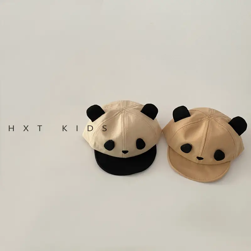 Baby Panda Hat Spring Autumn Soft Brim Beaded 6M - Image 9