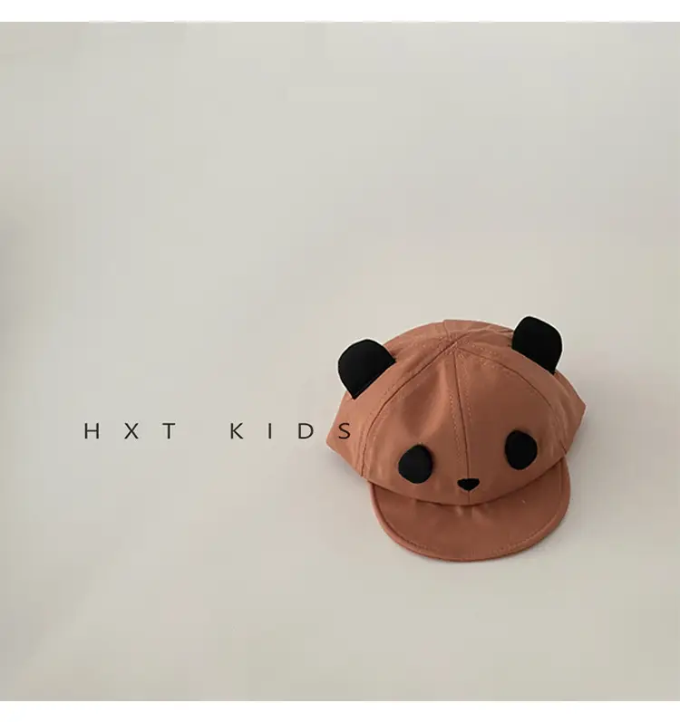 Baby Panda Hat Spring Autumn Soft Brim Beaded 6M — feature 10