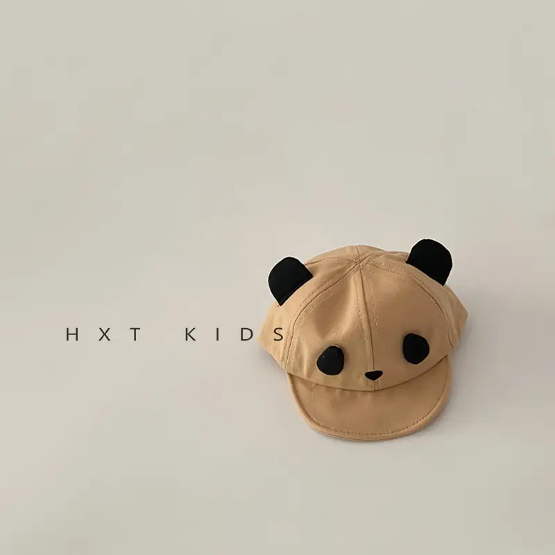 Baby Panda Hat Spring Autumn Soft Brim Beaded 6M - Image 3