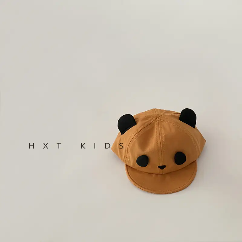 Baby Panda Hat Spring Autumn Soft Brim Beaded 6M - Image 4
