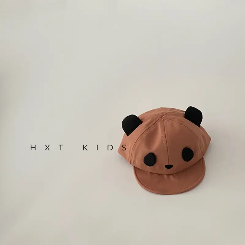 Baby Panda Hat Spring Autumn Soft Brim Beaded 6M - Image 5