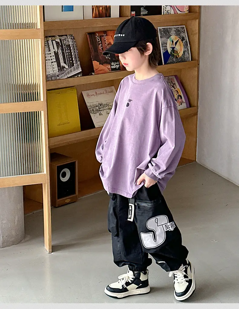 Boys Purple Finger Print T-Shirt 2026 — feature 10
