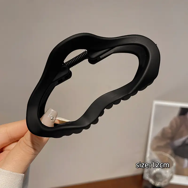 Simple Frosted Cloud Clip Large Female Hairpin Shark Clip - Image 2