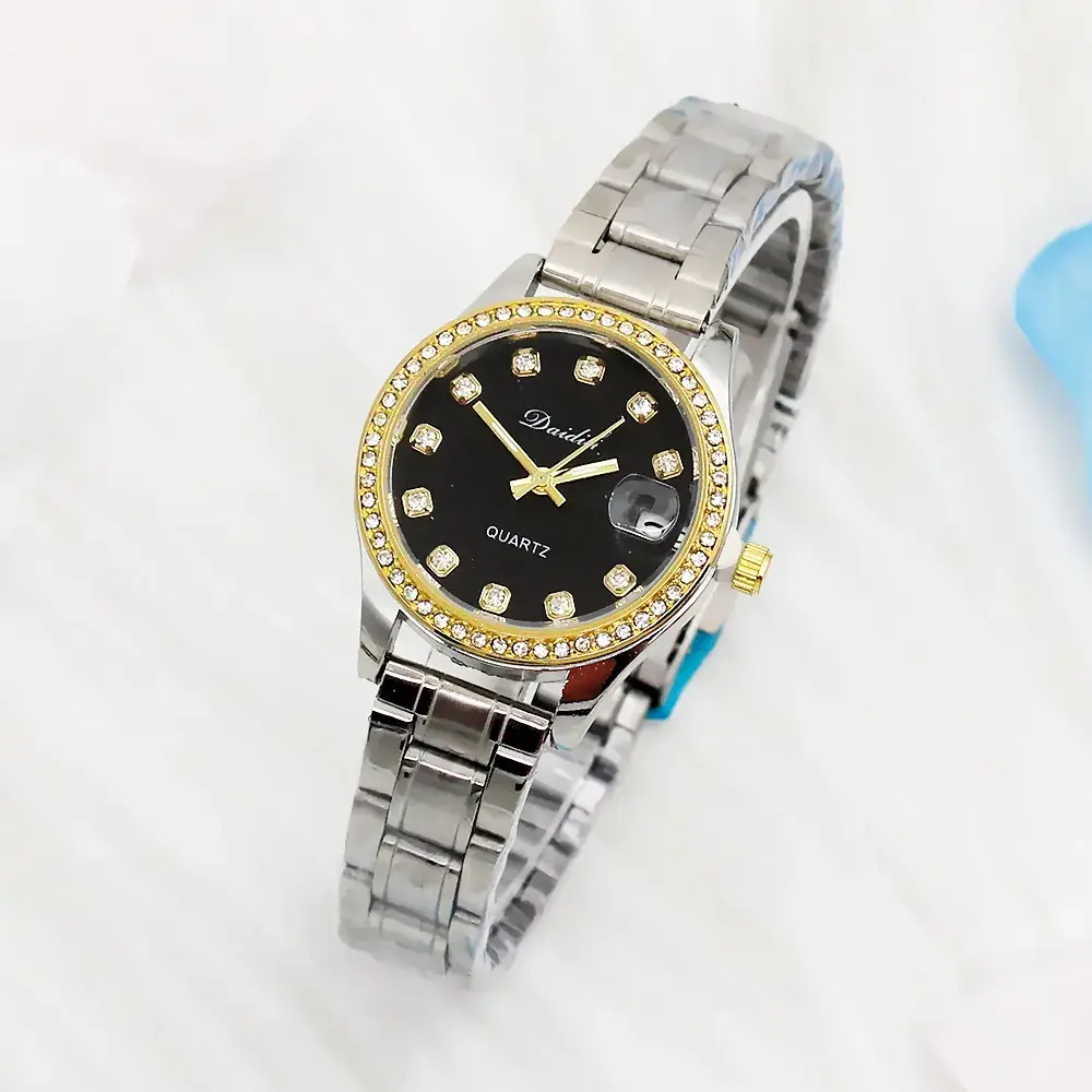12-Piece Luxury Watch Set for Women Gold Plated Diamond Bracelets - Image 17