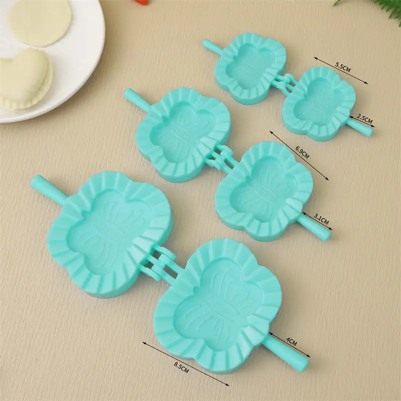 Fancy Flower Pattern Dumpling Press Mold Set