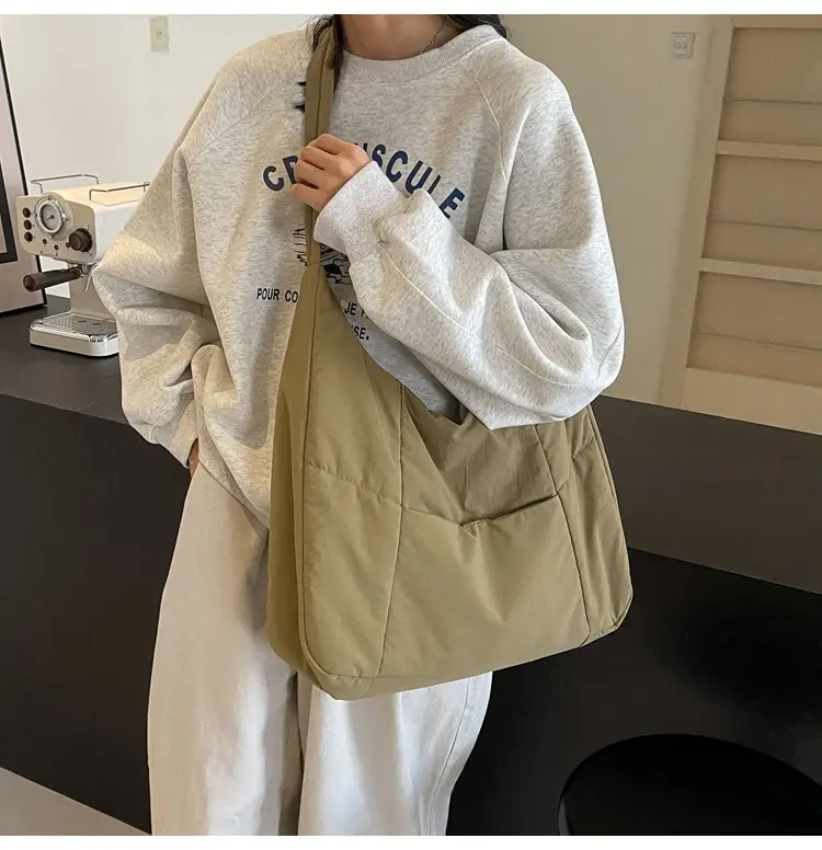 Women Large Capacity Crossbody Bag Tan 2026 — feature 27