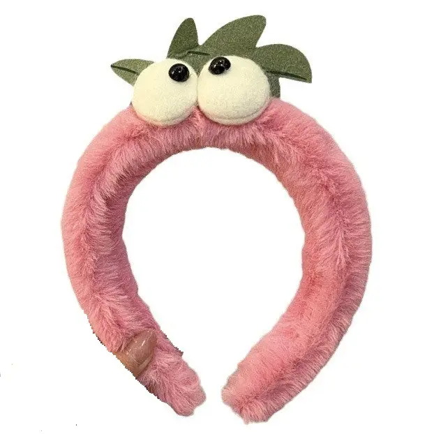 Plush Cartoon Eye Headband for Girls - Image 7