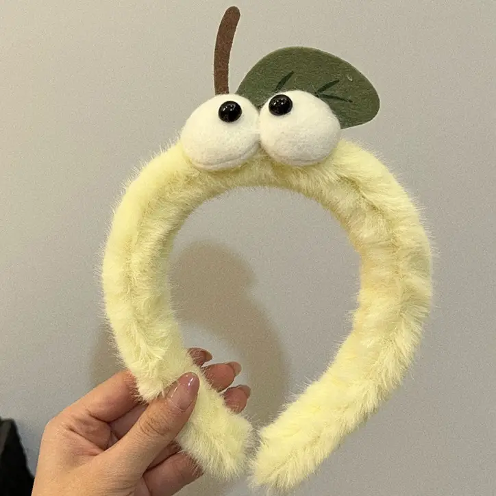 Plush Cartoon Eye Headband for Girls - Image 2
