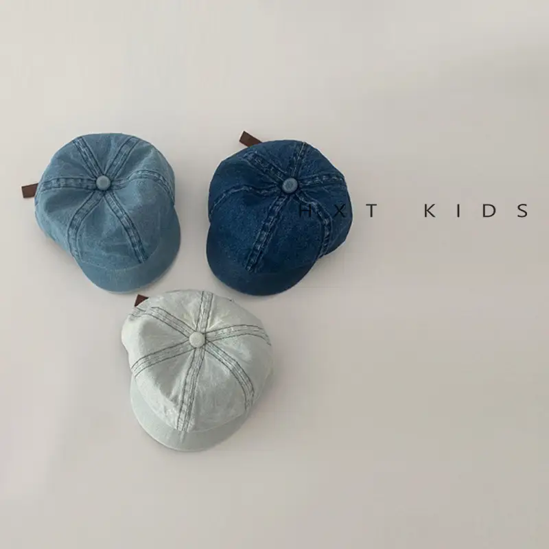 Baby Denim Peaked Cap Spring Western Style - Image 5