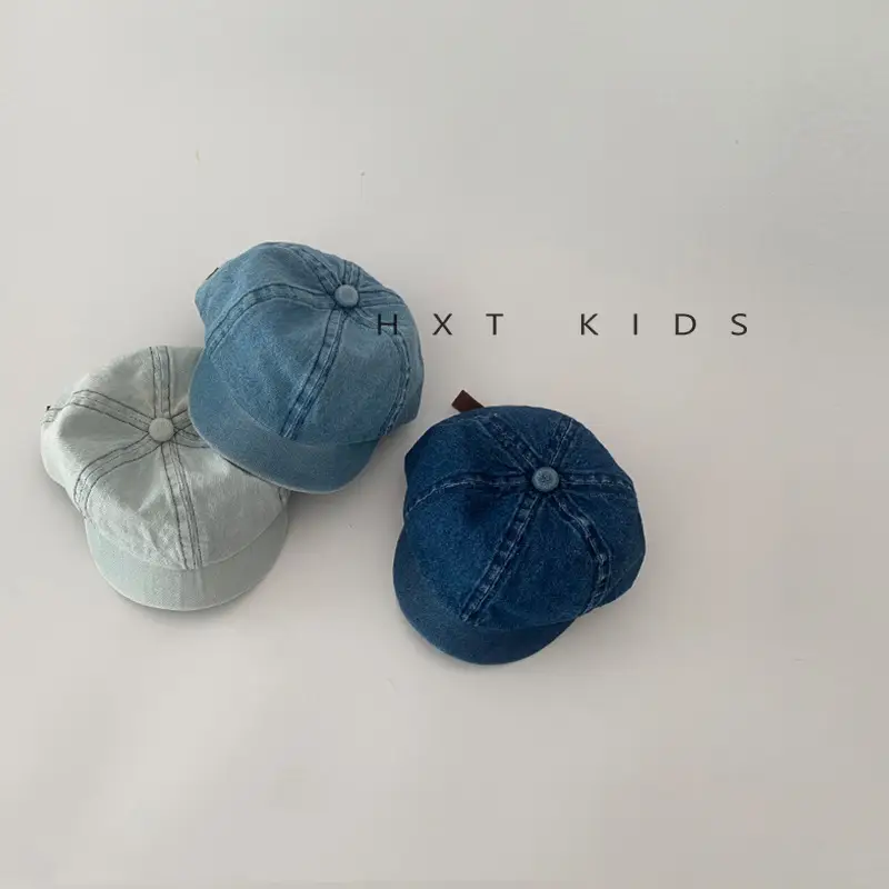 Baby Denim Peaked Cap Spring Western Style - Image 6
