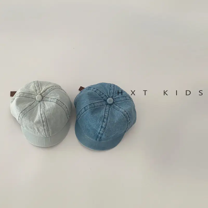 Baby Denim Peaked Cap Spring Western Style - Image 7