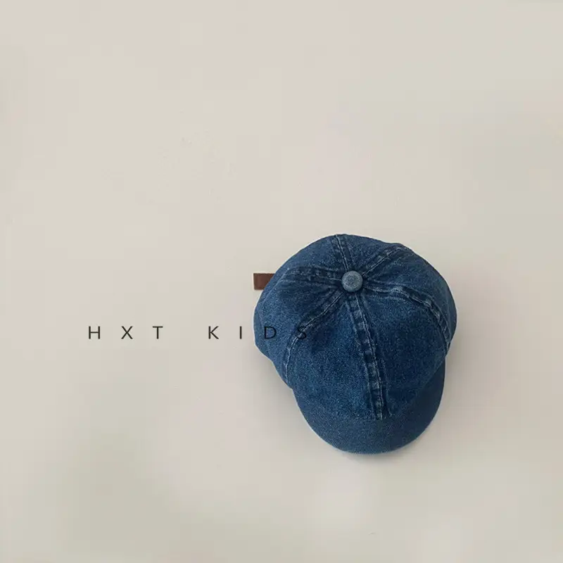 Baby Denim Peaked Cap Spring Western Style - Image 3