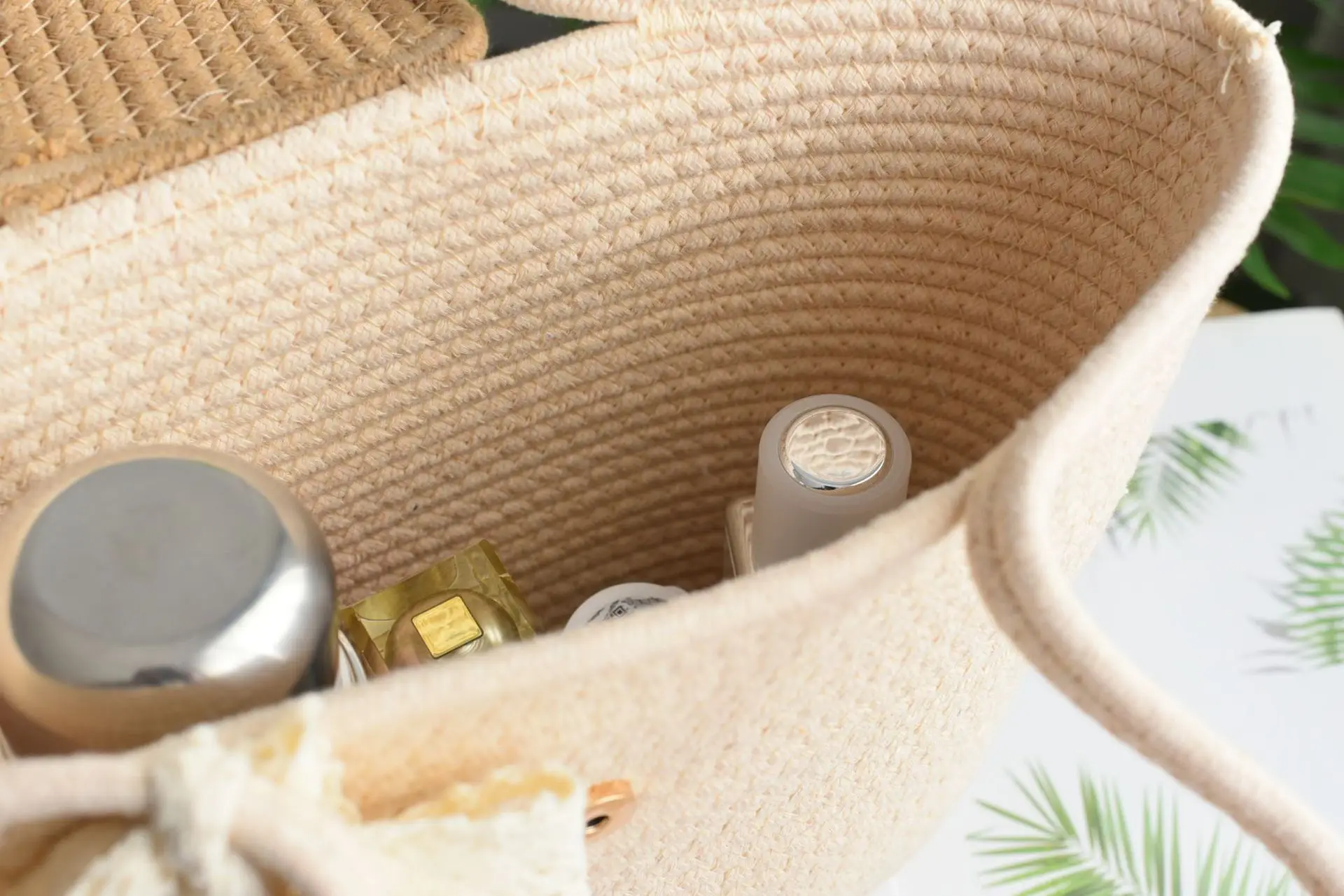 Women's Straw Shoulder Bag 25x25x40cm — feature 5