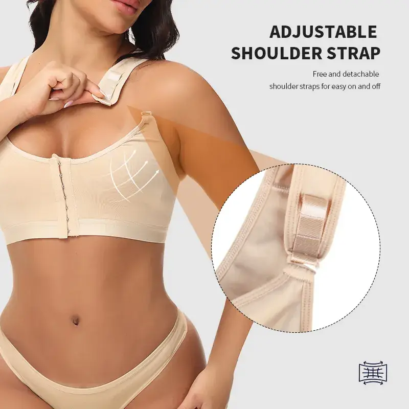 Cross-border Plus Size Adjustable Sports Bra - Image 4