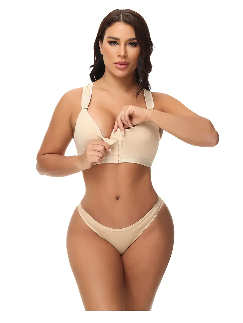 Cross-border Plus Size Adjustable Sports Bra — feature 11