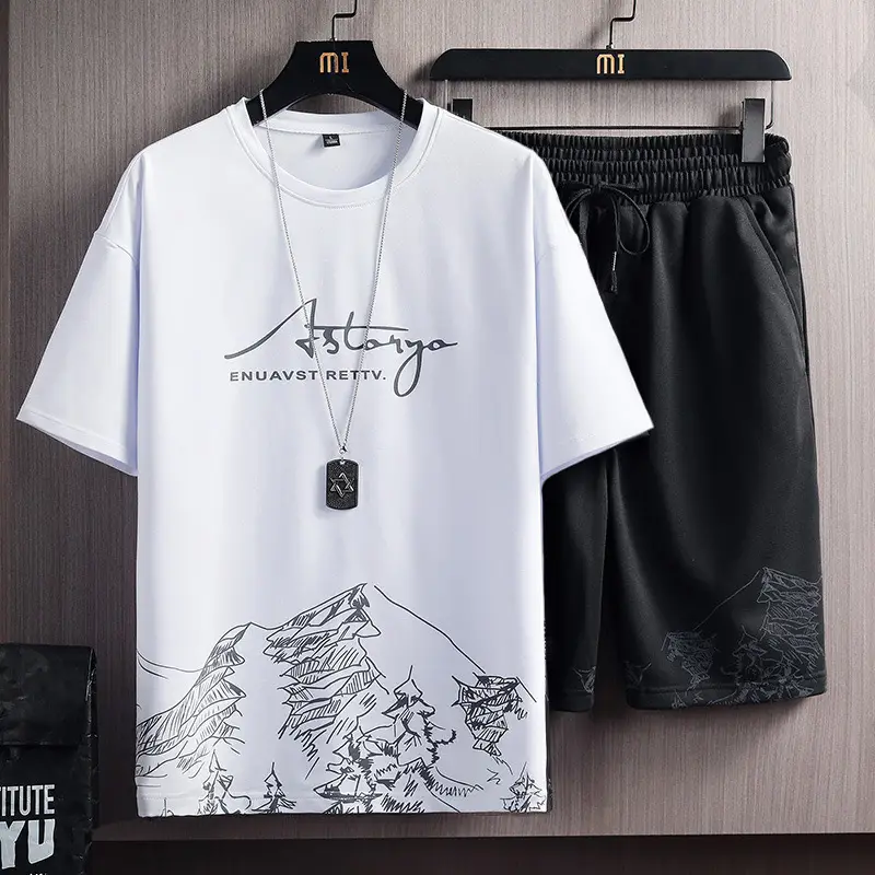 Men's Black Graphic T-Shirt with Mosque Design — feature 14