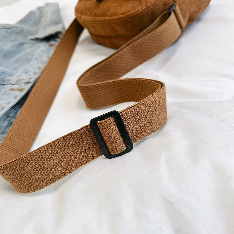 Green Corduroy Crossbody Bag for Girls Campus Style — feature 28