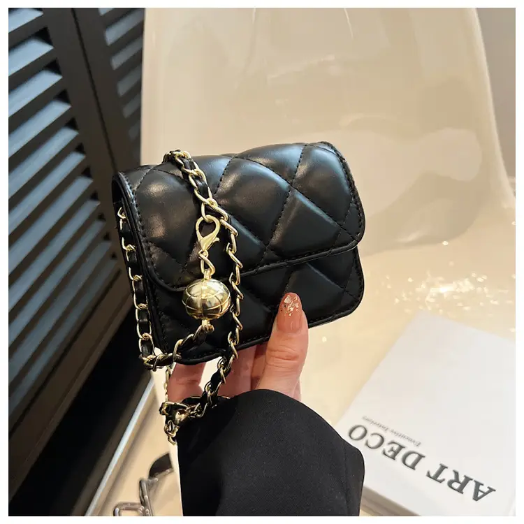Women Quilted Chain Crossbody Bag Black 2026 — feature 39