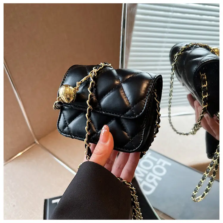 Women Quilted Chain Crossbody Bag Black 2026 — feature 40