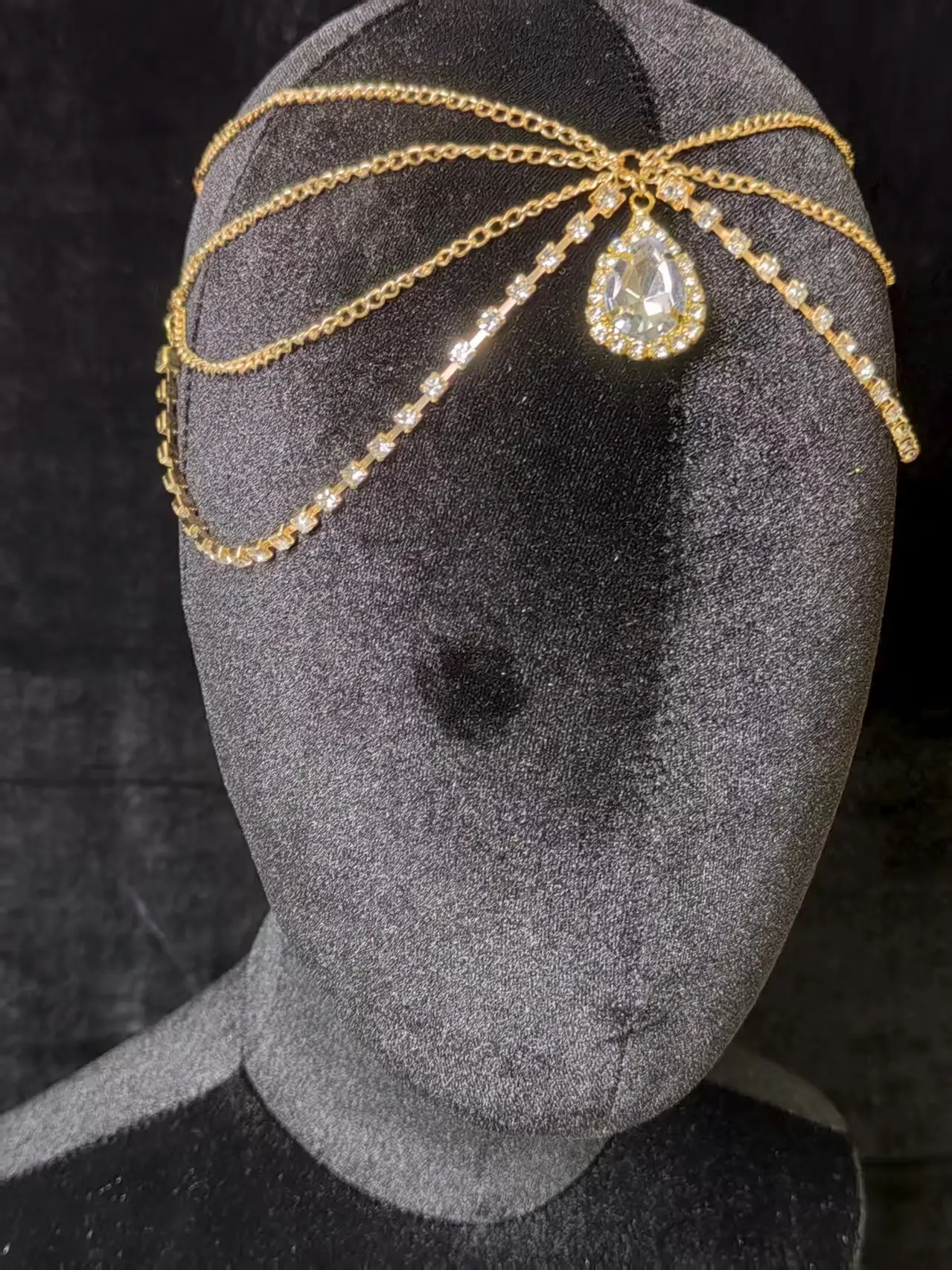 Antique Gold Tassel Headband for Women — feature 3