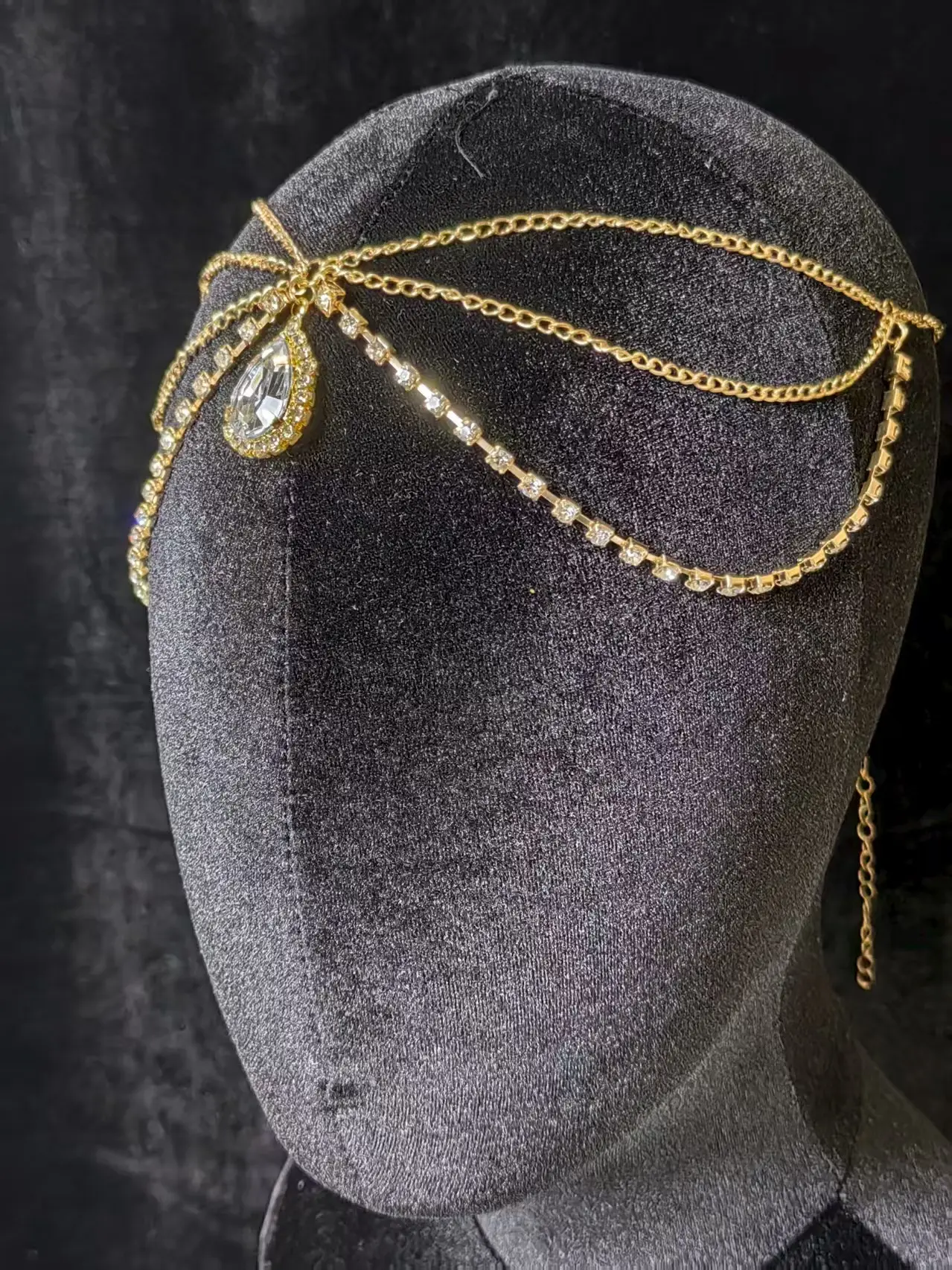Antique Gold Tassel Headband for Women — feature 4