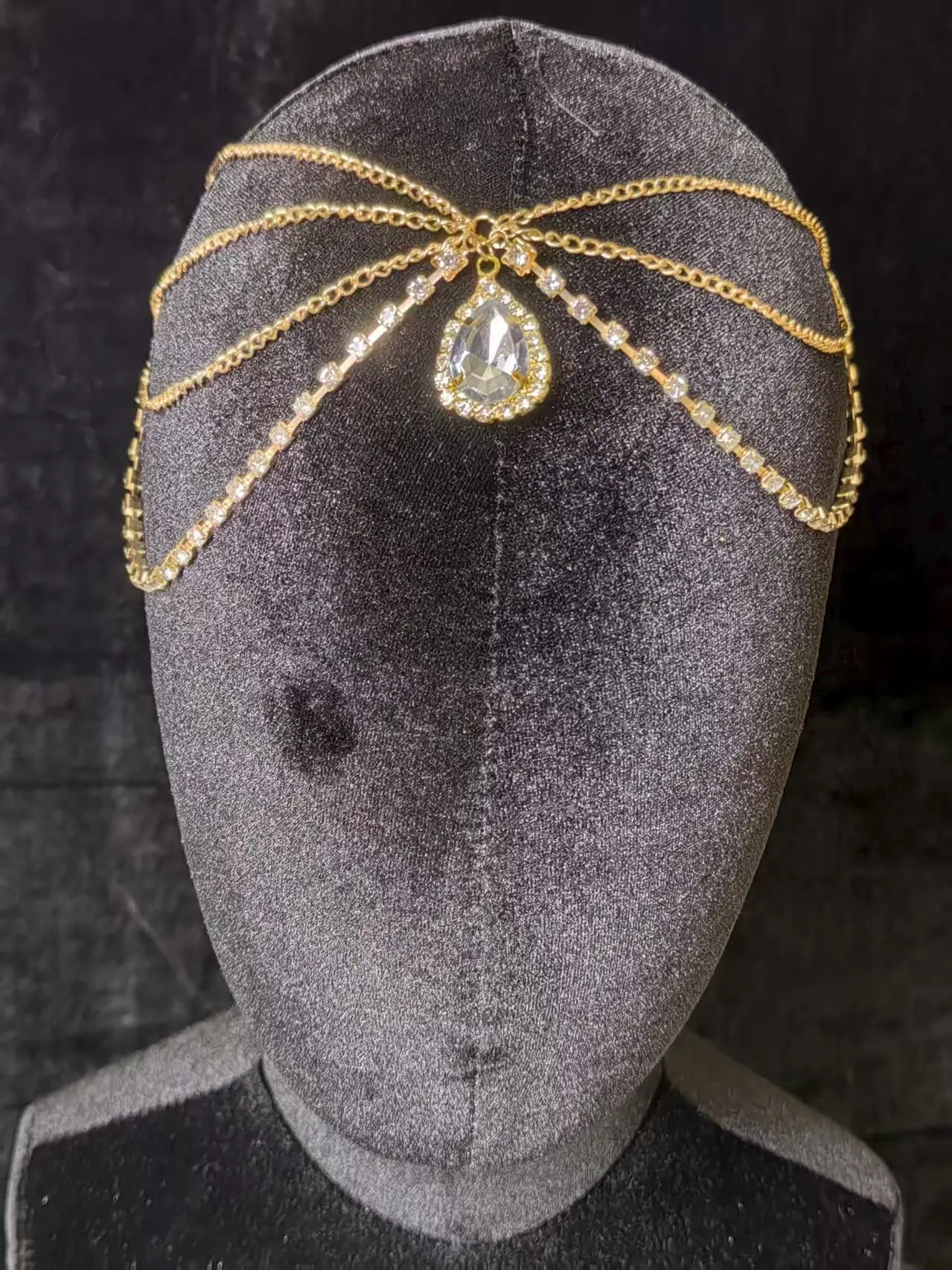 Antique Gold Tassel Headband for Women — feature 5