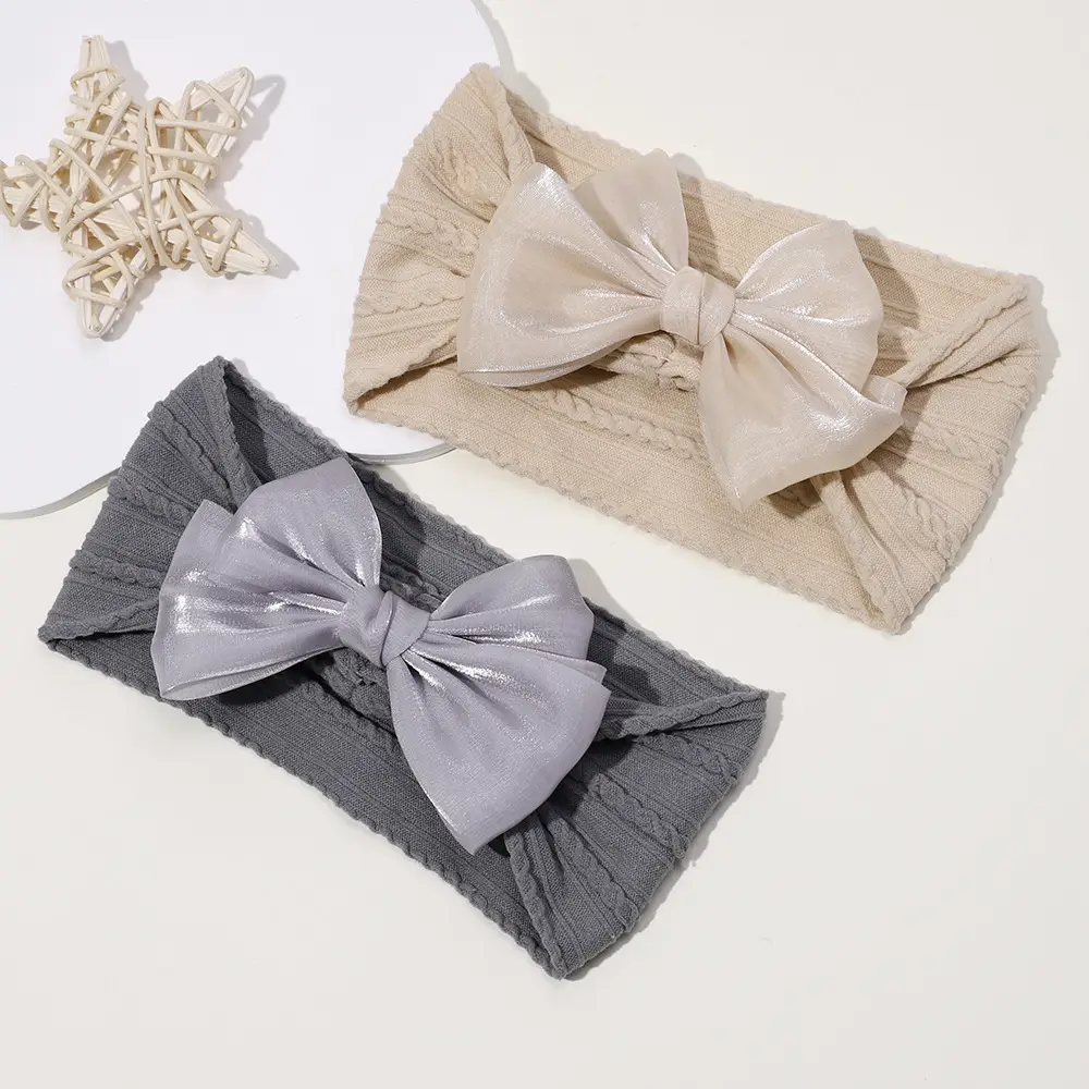 Green Baby Bow Headband for Girls - Image 10