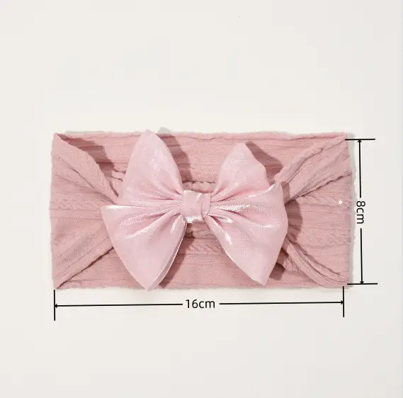Green Baby Bow Headband for Girls — feature 2