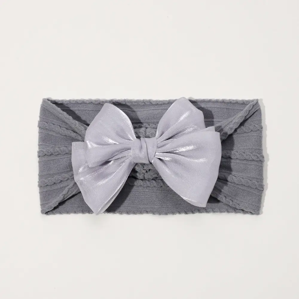 Green Baby Bow Headband for Girls - Image 6
