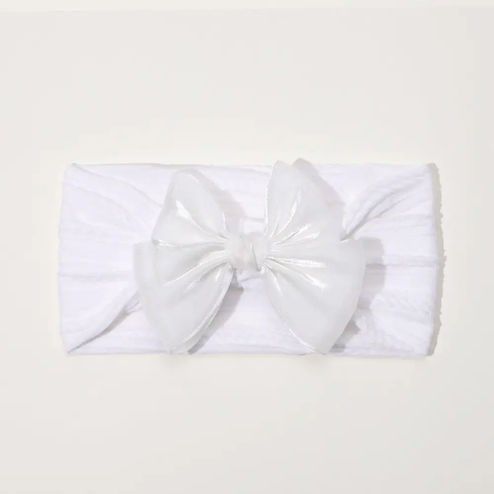 Green Baby Bow Headband for Girls - Image 8