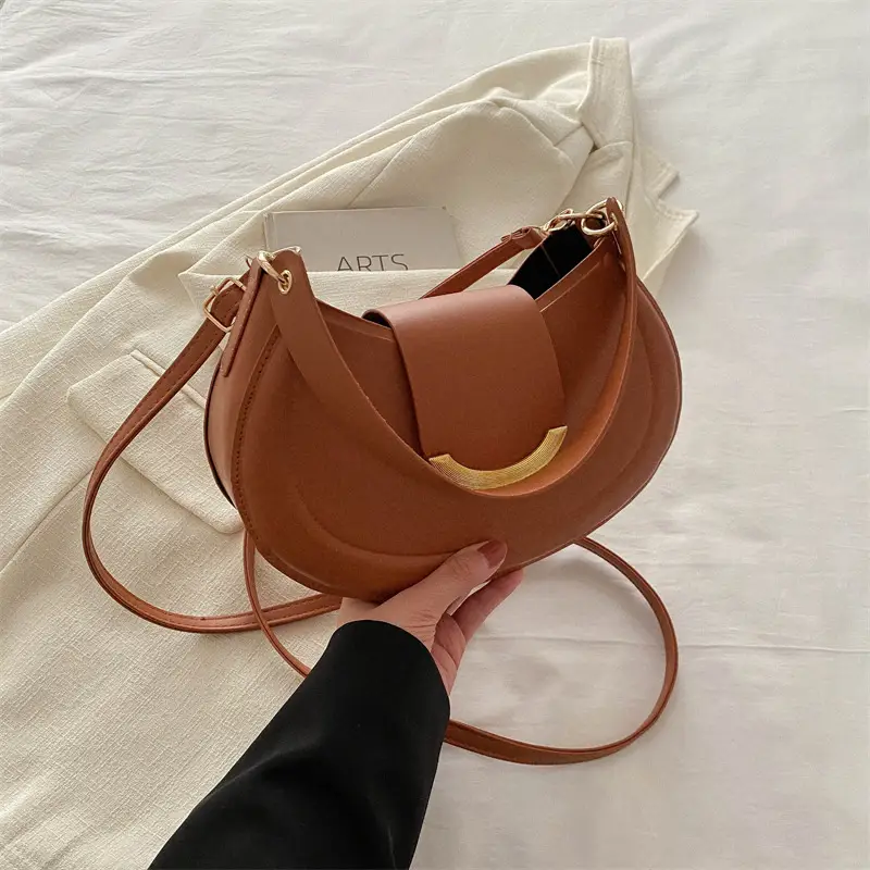 White Korean Style Underarm Bag for Women - Image 6