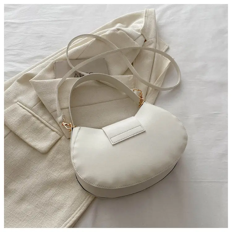 White Korean Style Underarm Bag for Women — feature 11