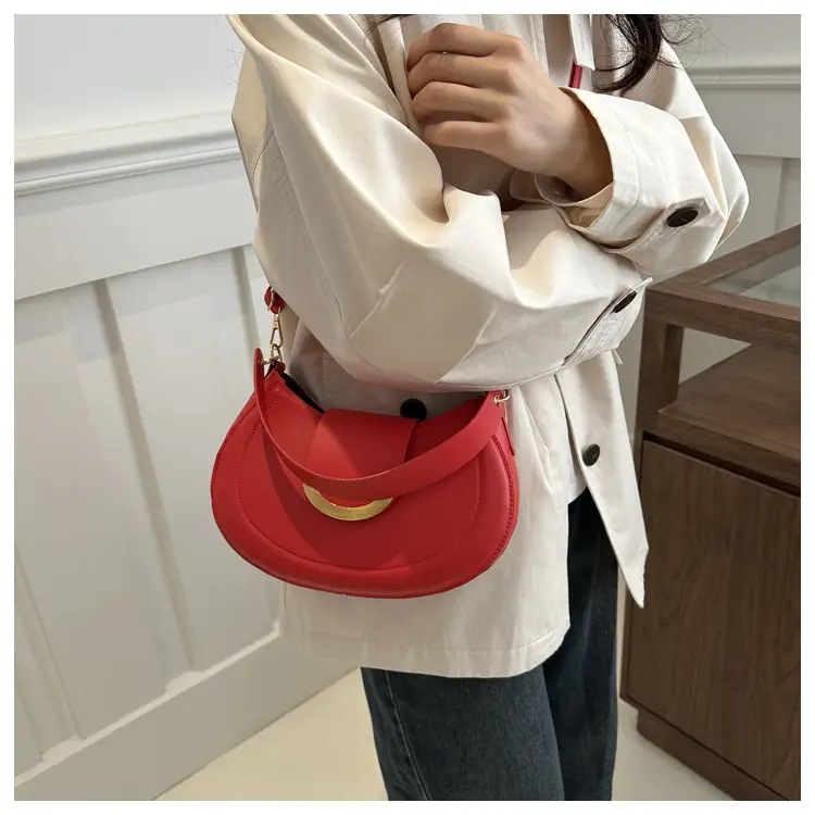 White Korean Style Underarm Bag for Women — feature 38