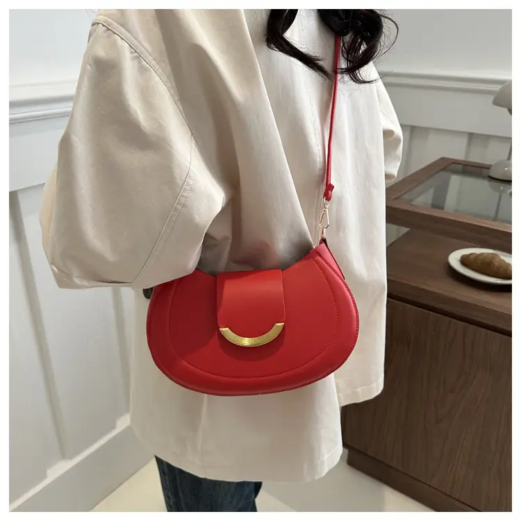White Korean Style Underarm Bag for Women — feature 40