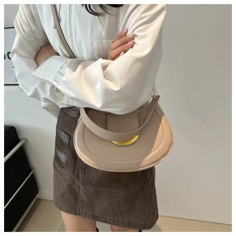 White Korean Style Underarm Bag for Women — feature 44