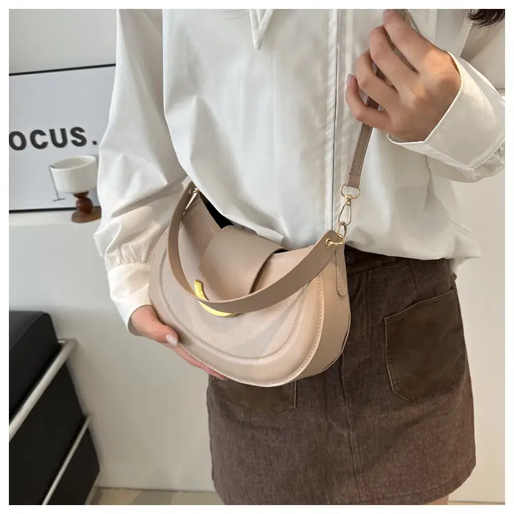 White Korean Style Underarm Bag for Women — feature 45