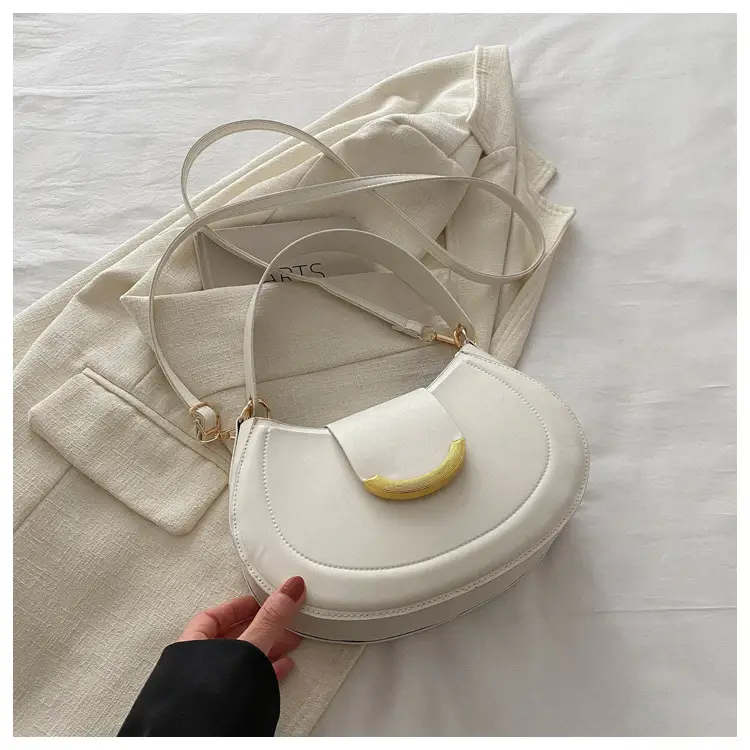 White Korean Style Underarm Bag for Women — feature 9