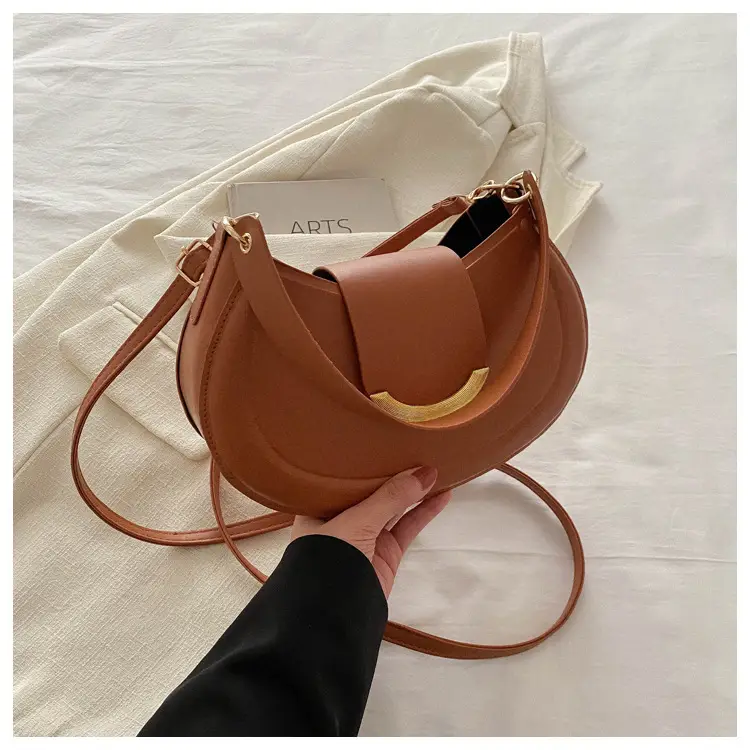 White Korean Style Underarm Bag for Women - Image 4